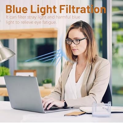 Smart Bluetooth Glasses for Men and Women with Anti Blue Light Lenses and Open-Ear Speakers