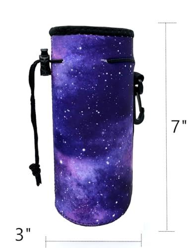 Image of Wanty Neoprene 20 Oz Insulated Water Drink Bottle Cooler Carrier Cover Sleeve Tote Bag Pouch Holder Strap for Climbing Cycling and Running Outdoor Activities