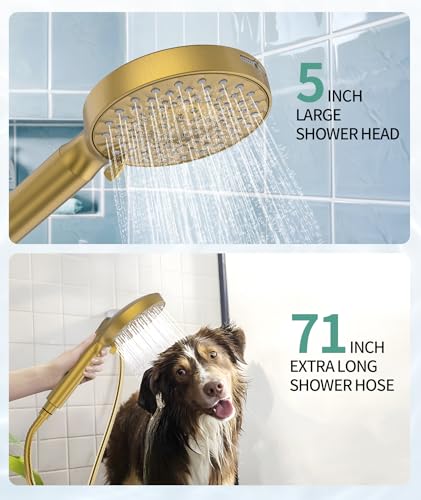 Adoucisseur d'eau pour douche calcaire avec pomme de douche filtrée haute pression - 7