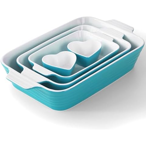 RUYOLIKS 5-Piece Baking Dish Set Cover