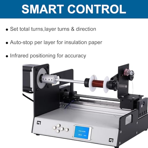 Bobinadora automática industrial de precisión para cables, hilos y sedal 8
