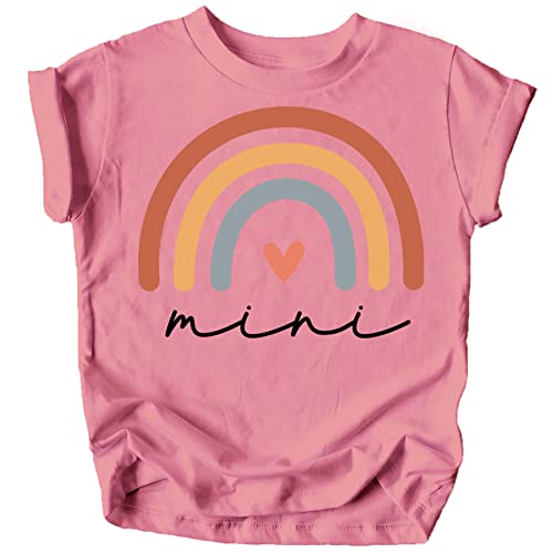 Olive Loves Apple Mommy & Me Matching Rainbow Heart Cursive Shirts & Bodysuits for Kids & Adults2