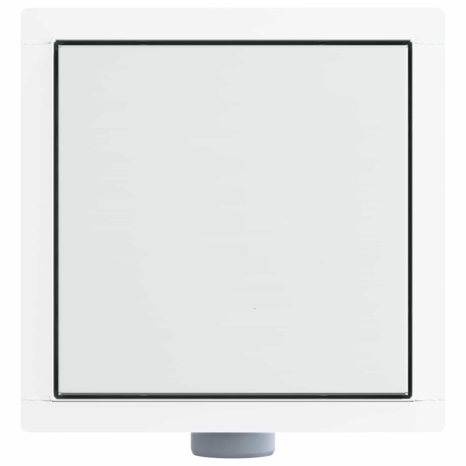 Drenaggio Doccia 2 in 1 Argento 20 x 20 cm Acciaio Inox 304, Articoli per idraulica, 2.066kg-42015933