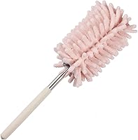 Vista 10 de Plumero de microfibra retráctil verde para limpiar plumero de mano extensible lavable plumero herramienta de limpieza para limpieza de oficina