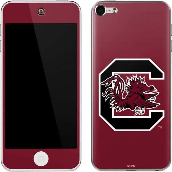 Skinit Decal MP3 Player Skin Compatible with iPod Touch (6th Gen 2015) - Officially Licensed College South Carolina Gamecocks Logo Red Design