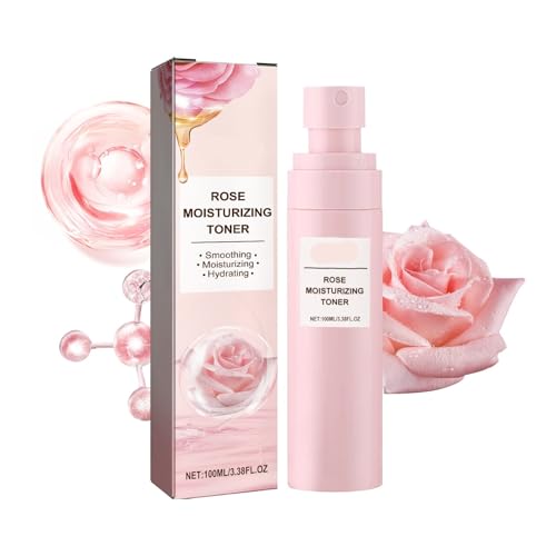 Spray Hidratante De Agua De Rosas: Tónico Hidratante Profundo For Piel Seca Y Áspera, Reduce Los Poros Y Equilibra El Aceite.(2PCS)