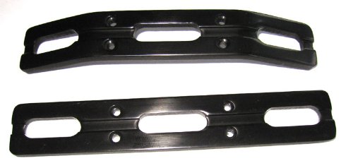 RC Raven T-Maxx and E-Maxx Black Anodized Aluminum Bumper Set