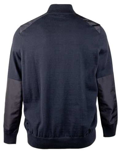 POLO RALPH LAUREN Men's Big & Tall Long Sleeve Cotton Hybrid Pullover Sweater Nvy 2XB3