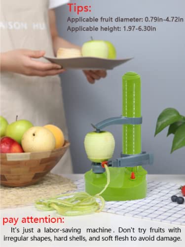 Electric Potato Peeler Automatic Apple Peeler For Fruits And Vegetables With 18 Replacement Blades, Peeling Tool Cutter For Kitchen #TOP5