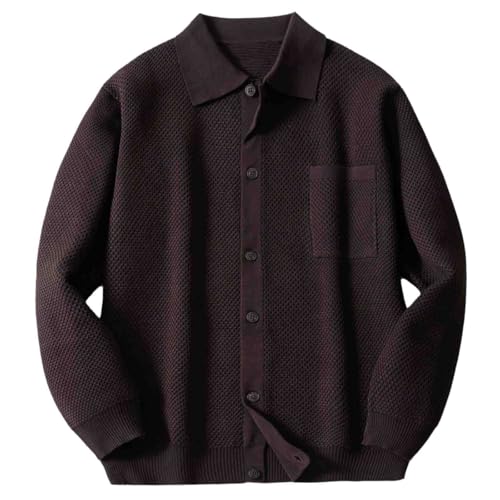 Chaqueta de lana hombre contra el frío de entretiempo incómodo