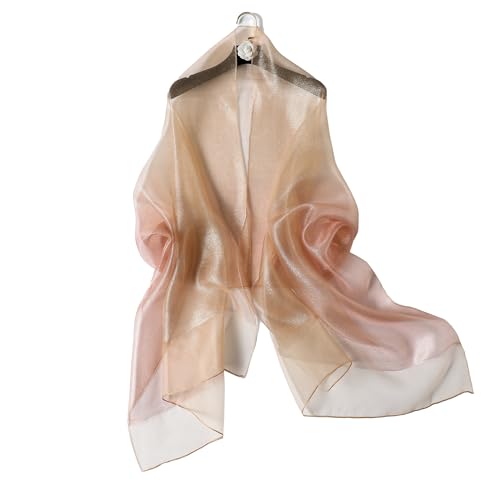 WINCESS.YU Women Double-Layer Scarf Long Shawls and Wraps for Wedding Lightweight Pashmina Fashion Scarves