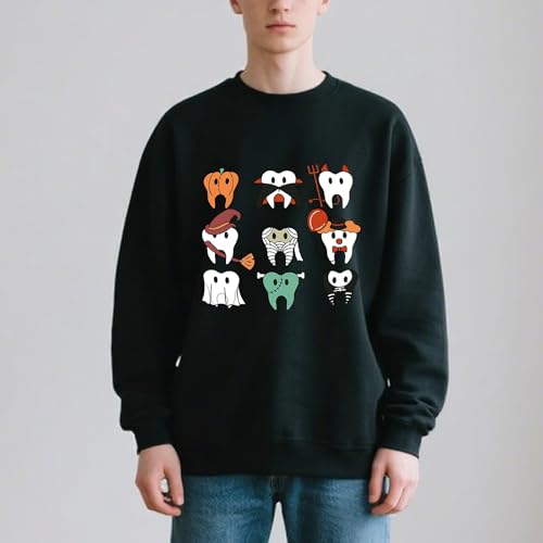 Spooky Halloween Dentist Sweatshirt Dental Halloween Sweatshirt3