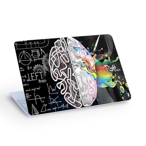 Inkykart Laptop Skin/Sticker/Cover Bubble-Free| Laminated| Removable| HD Quality Sticker for Laptops Upto 15.6 Inches Compatible with Hp/Dell/Acer/Lenovo/Asus etc.(Brain-220)
