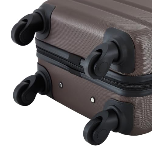 Image of Travelers Club Harper Luggage, French Roast, 22-Inch Carry-On