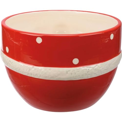 Bowl-Lg-Santa-Gnome-Red Bowl Lg Santa Gnome Red