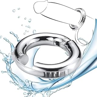 Men's Metal Exercise Ring Accessories - Adjustable Stainless Steel Stretcher Ring Tool-UKhlF12 (L(Adjustable 40mm-50mm))