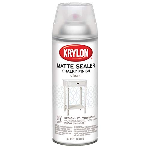 Krylon Chalky Finish Aerosol Spray Paint, 11 oz, Clear Matte Krylon Chalky Finish Aerosol Spray Paint, 11 oz, Clear Matte