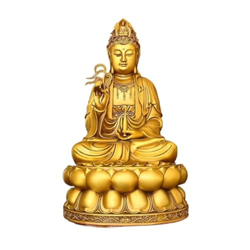 Statue de Bouddha en Laiton ZXQUEGF : le cadeau zen idéal pour pendaison de crémaillère