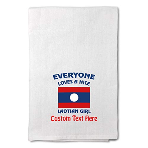 Style In Print Custom Decor Flour Kitchen Towels Everyone Loves A Nice Laotian
