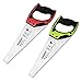 14 in. Pro Hand Saw, 11 TPI Fine-Cut Soft-Grip Hardpoint Handsaw Perfect for Sawing, Trimming, Gardening, Cutting Wood, Drywall, Plastic Pipes, Sharp Blade, Ergonomic Non-Slip Handle (green)