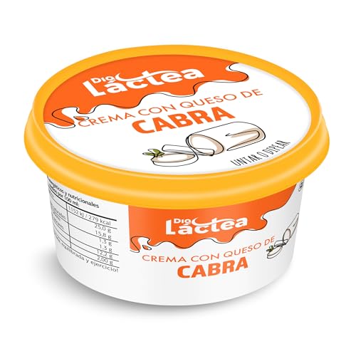 DIA LÁCTEA crema con queso de cabra tarrina 125 gr