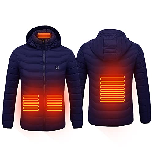 Veste chauffante électrique USB homme et femme avec capuche