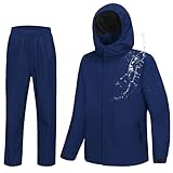 WENTTUO Golf-Regenbekleidung für Herren, Regenanzug, wasserdicht, Angel-Regenjacke und Hose,...