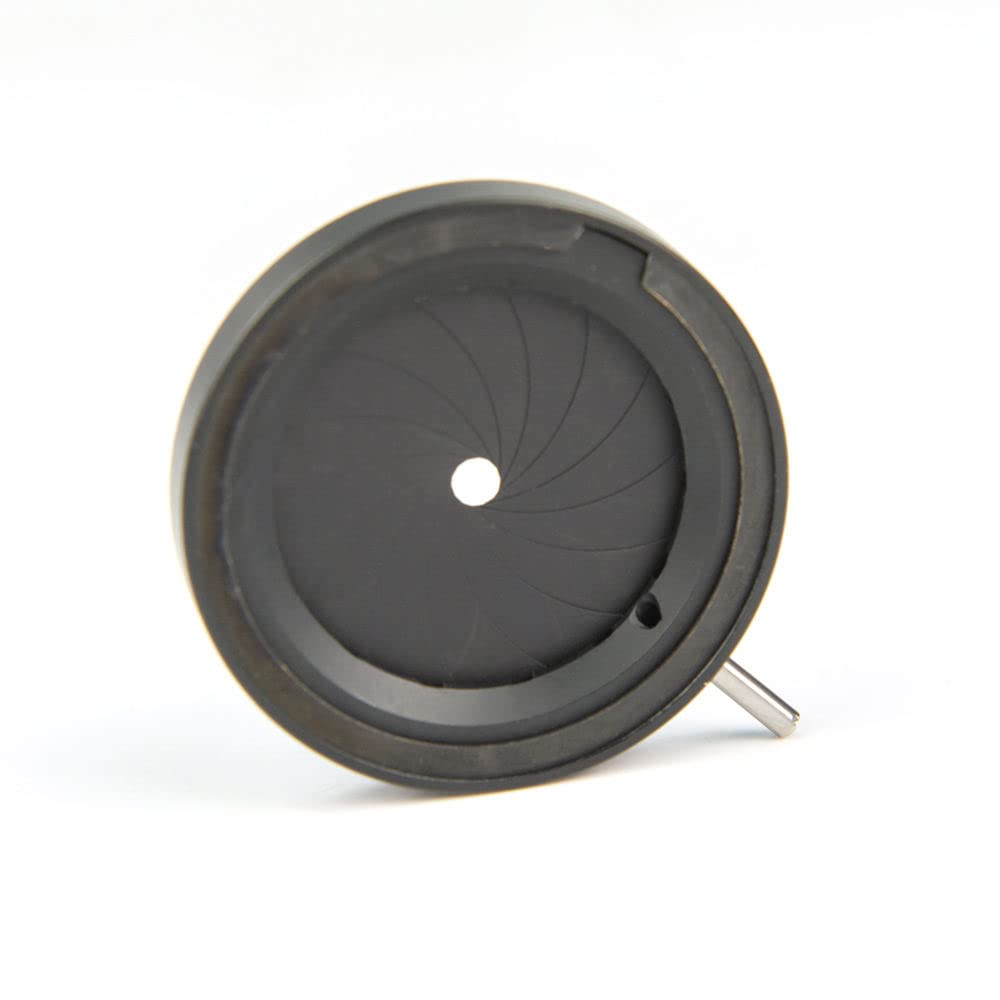 Accesorios Para Microscopios Adaptador de microscopio de cámara Digital de condensador de apertura de diafragma de Iris óptico con Zoom de Metal de 1,5-25MM for lente de cámara Durabilidad Y Rendimien
