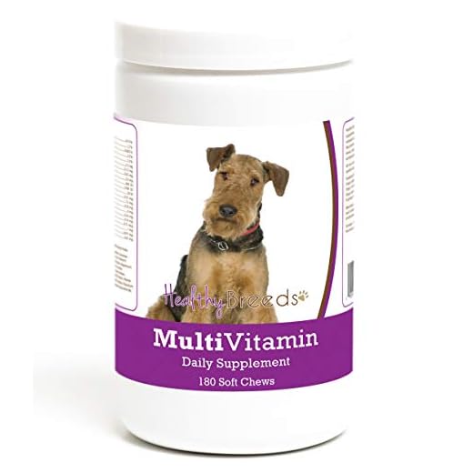 Healthy Breeds Airedale Terrier Multivitamin Soft Chew for Dogs 180 Count