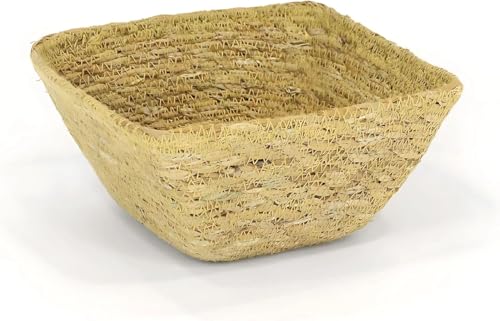 PARENCE. - Mini Seegraskorb - Tischaufbewahrung, vielseitig, kompakt - 8x8cm