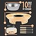 Kusini Fondue Pot Electric Set – 10-oz Chocolate Fondue kit - Temperature Control, Detachable Serving Tray, 4 Forks – Hostess Gift Ideas, Unique Housewarming Gift Set – Birthday Party Ideas