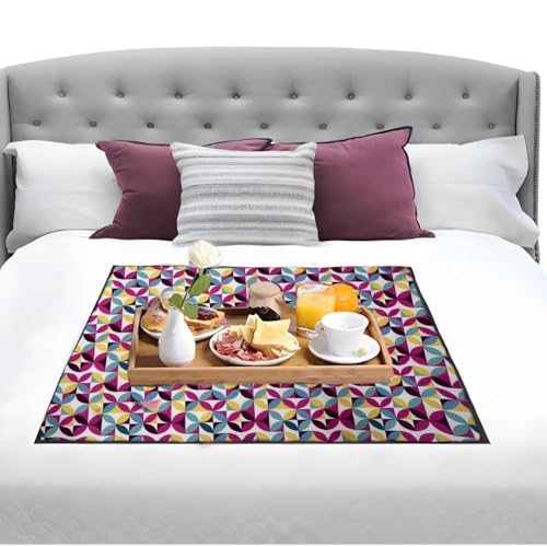 Image of Maximus Printed Bed Server Food Mat | Bedsheet Protector for Home | Food Mat for Bed | Waterproof and Washable Food Server Mat | Multipurpose Use 36 inchx36 inch