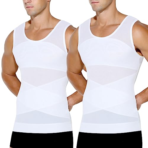 Casey Kevin Faja Reductora Hombre | Pack de 2 | Camiseta Compresión Hombre