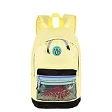 Mochila Grande Capricho Candy Popcorn - Amarelo Sestini