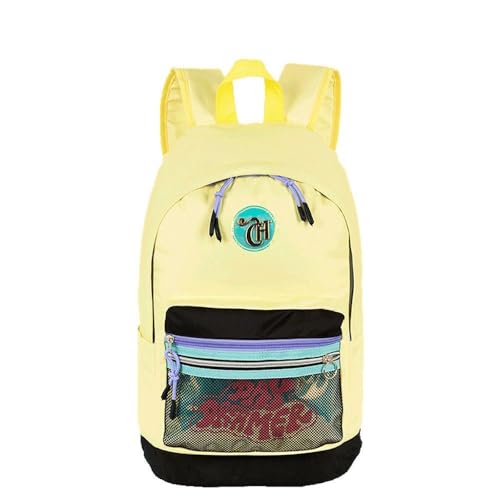 Mochila Grande Capricho Candy Popcorn - Amarelo Sestini