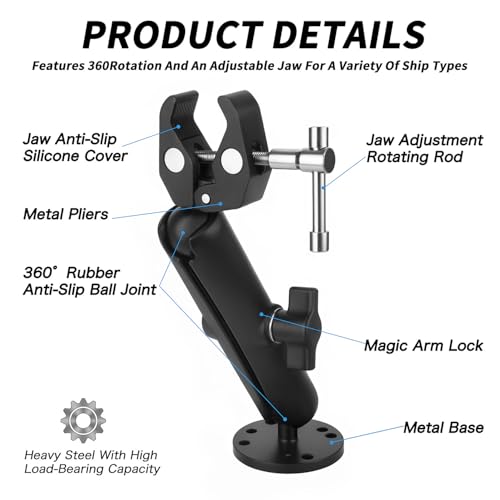 image for Soulkawa Trolling Motor Stabilizer Mount Support for Minn kota Terrova