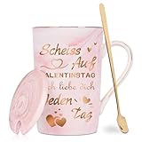 【Kaffeetasse - Lustige SprüChe】：Große Tasse aus Porzellan Tassen mit bunten Motiven und passendem Text, Geniessen Sie Ihr Lieblingsgetränk. Unsere Tassen geschenkideen zum Lustige, mit Sprüchen bringen Spaß und Freude in jeden Morgen und lassen den Kaffee besser schmecken.Eine Tasse, die Sie schon am Morgen optimistisch in den Tag starten lässt.