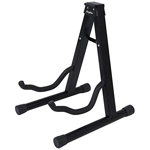 KEPLIN Guitar Stand A Frame (Black), Foldable Bass Portable Electric Universal Floor Stands, Fits All Guitars Acoustic Electric Bass A (Guitar Stand) Cover