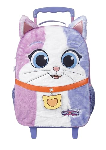 MALA ESCOLAR G C/RODINHAS - SUPER GATINHOS - FUZZY - 49327