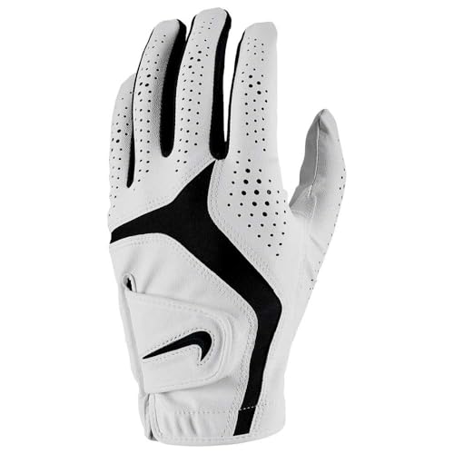Gant de golf Nike Dura Feel X anti-glisse main gauche taille M blanc lot de 2