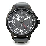 chotovelli Airliner, orologio da aviatore da uomo, quadrante sandwich, cassa in acciaio da 45 mm, cinturino in silicone militare, 3000.1
