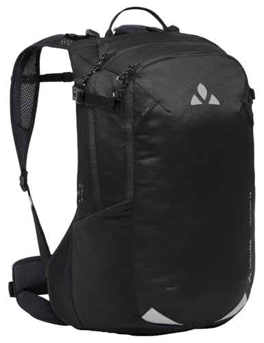 VAUDE Trailvent 15 – Mountainbike Rucksack 15L, Kompakter MTB-Rucksack mit atmungsaktivem Netzrücken, verstärktem Hüftgurt, Regenschutz und Trinksystem-Fach – ideal für kurze MTB-Touren