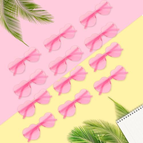 Image of Heart Sunglasses 12 /18 /24 Pcs Heart Shaped Glasses for Women Cute Funny Party Glasses Party Favors Accessories