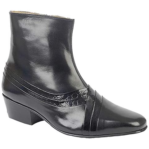 Montecatini Mens Cuban Heel Leather Boots Cover