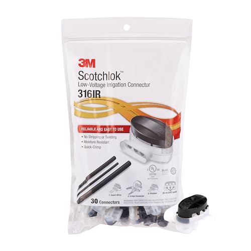 Connecteur Scotchlok 316ir 3M pour câbler une irrigation de jardin
