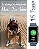 Health Fitness Tracker with 24/7 Heart Rate, Blood Oxygen, Blood Pressure, Sleep Tracker, Step Counter, 5ATM Waterproof Activity Trackers and Smart Watches for Women Men Kids (S & L Bands Included) #4