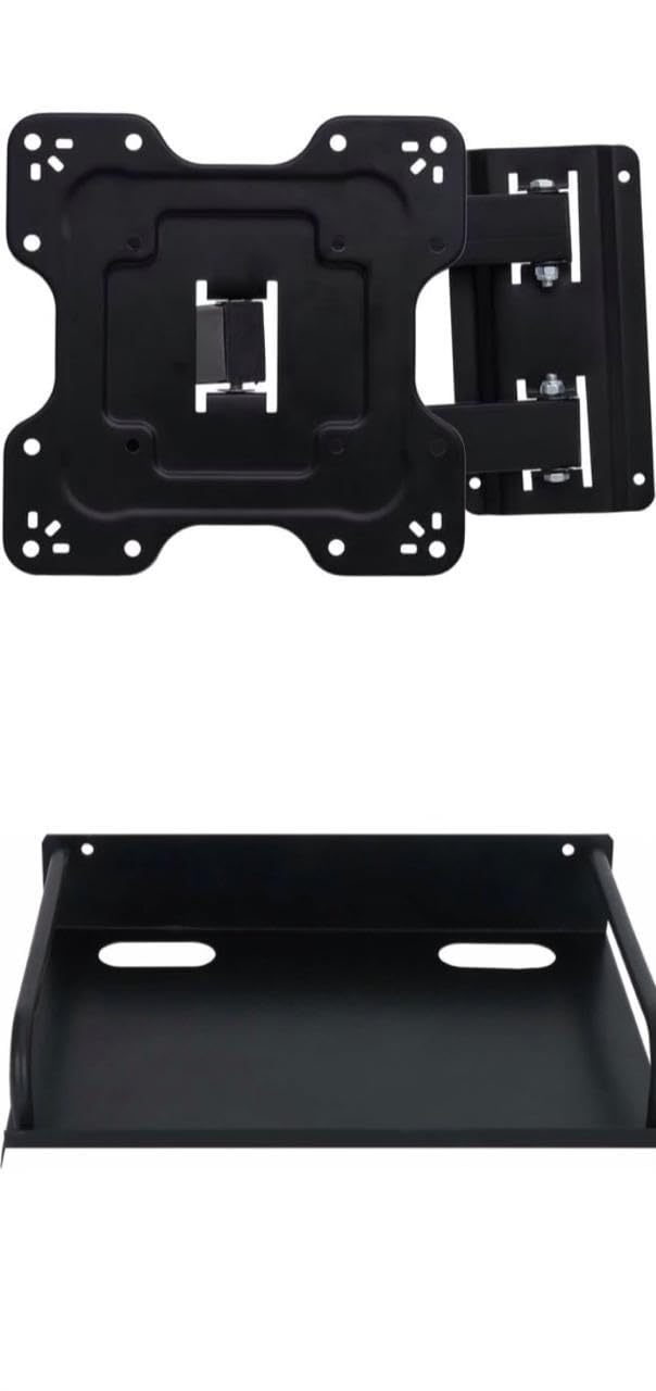 ROHC Wall & Ceiling Mounts for 14-43" LED/LCD TVs w/Set Top Box/DTH & WiFi Router Stand, Black (Wall Mount & Router Stand Combo) (B08FTH54WP) Amazon Price History, Amazon Price Tracker