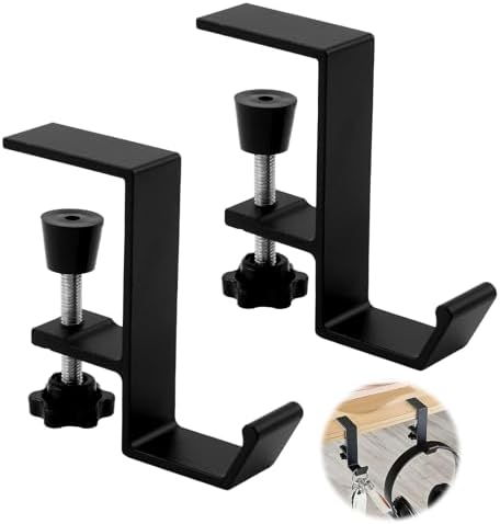 2pcs Soporte Para Bolsa De Escritorio, Soporte De Gancho Para Bol...