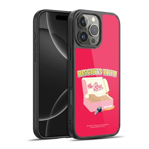 Coque Ted Lasso iPhone 16 Pro Max antichoc avec graphismes biscuits saison 1 et gel renforcé