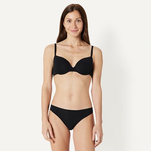 Image of Amazon Essentials Women's Microfibre Demi Cup Bra, Pack of 2